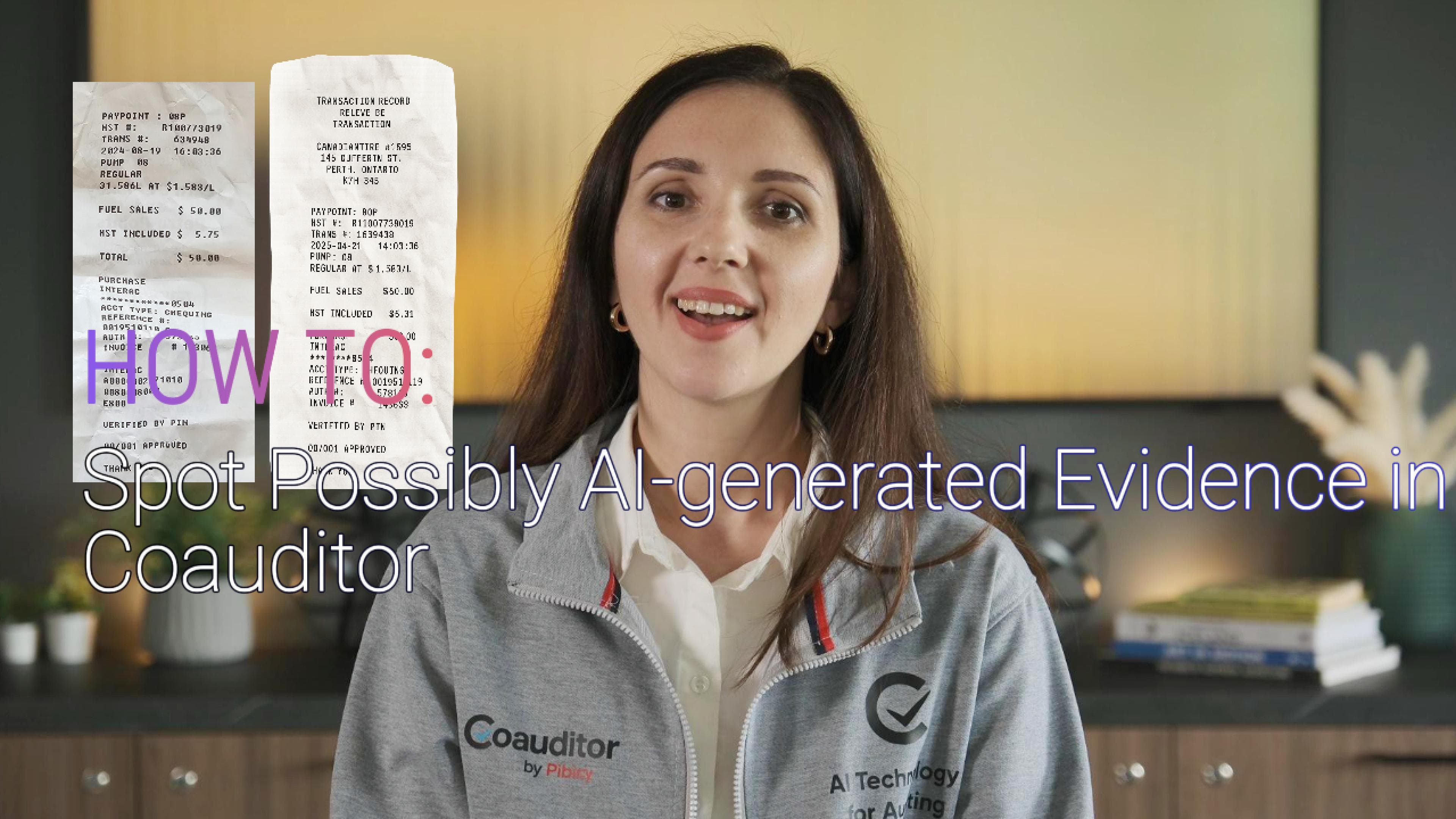 How to Spot AI-generated Audit Evidence in Coauditor